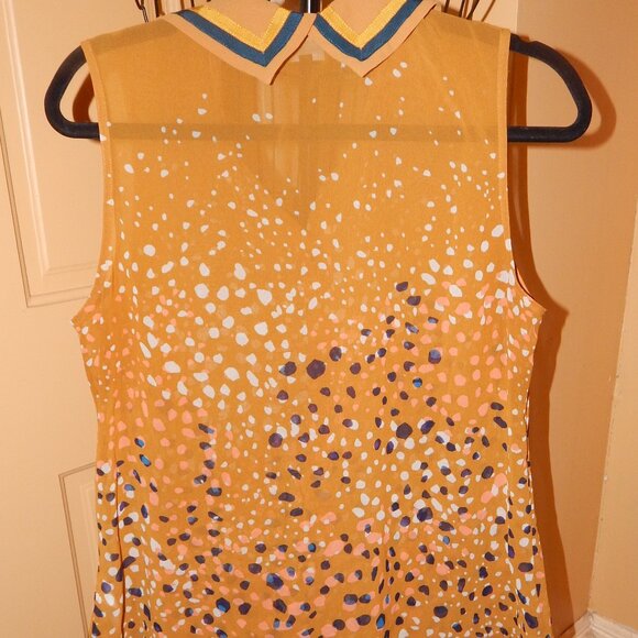 Ladies CAbi Semi-Sheer Sleeveless Blouse - Top- Shirt ~~ Size M ~ Button-Front - Picture 5 of 9